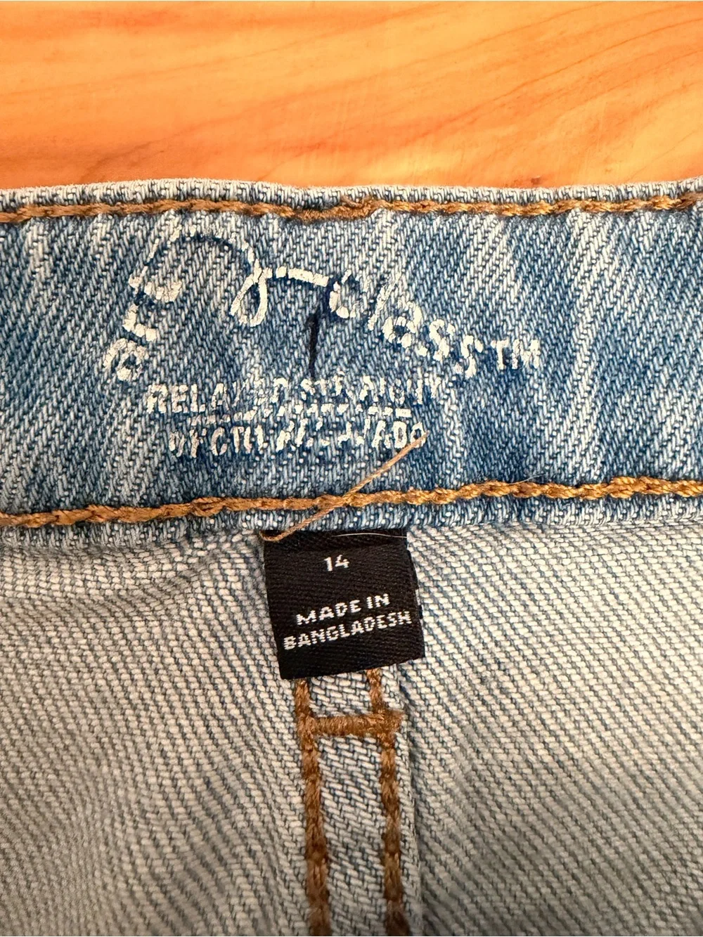 Boys Lot of 3, Jeans and Long sleeve tan Shirt, NWT Cat and Jack 14/16
